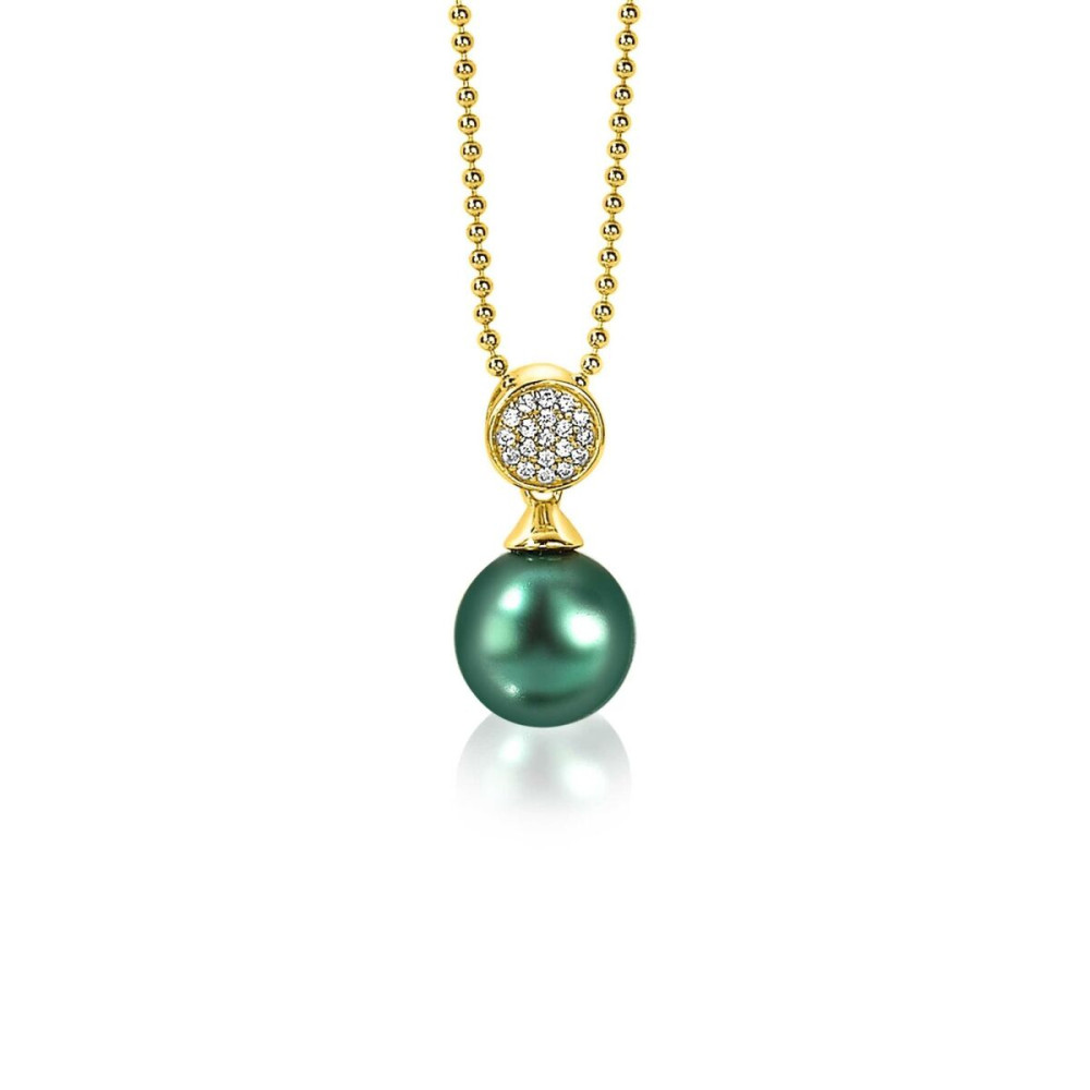 zinzi-zih1151gg-hanger-groene-imitatieparel-en-gold-plated-rondje-van-zirkonia-s-10-mm-breed-x-18-5-mm-hoog