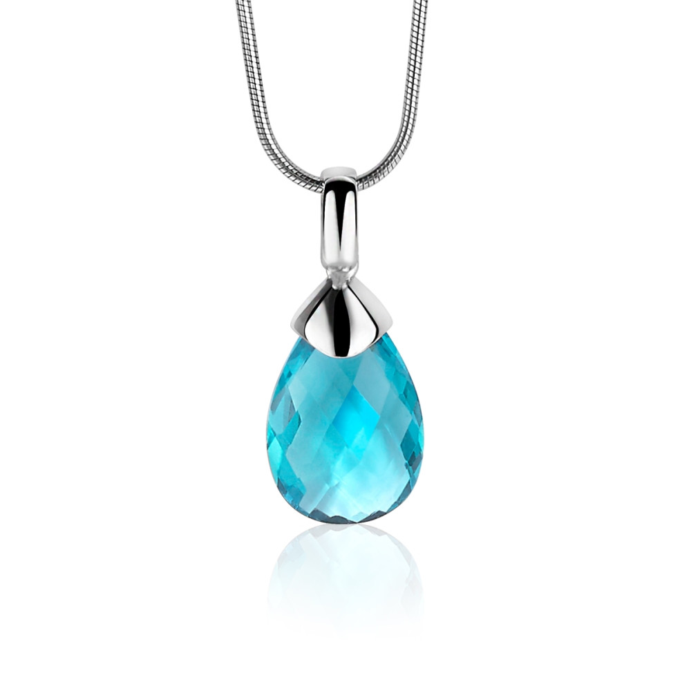 zinzi-zih1171t-turquoise-hanger-zilver-en-man-made-steen-peer-geslepen-12-mm-breed-x-28-mm-hoog