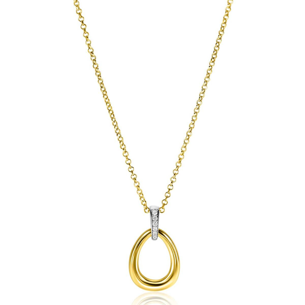 zinzi-zih1709y-open-druppel-hanger-bicolor-zirkonia-glanzend-15-mm-breed-x-26-mm-hoog
