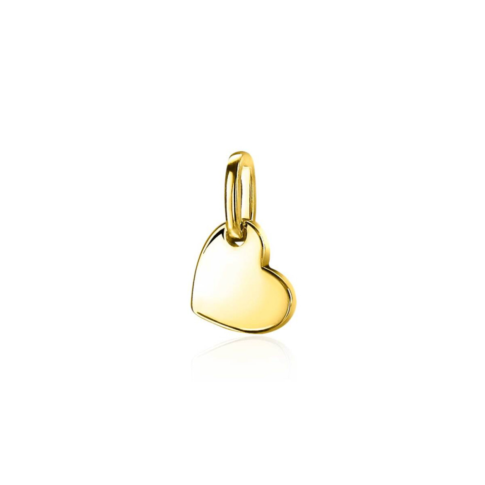 zinzi-zih2065g-hartjes-hanger-gold-plated-dames-glanzend-8-5-mm-breed-x-13-5-mm-hoog