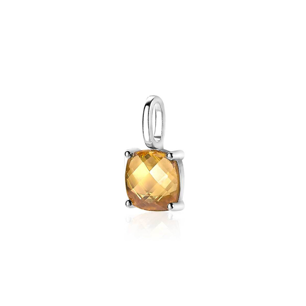 zinzi-zih2073g-vierkante-hanger-925-zilver-glanzend-zirkonia-geel-7-mm-breed-x-13-5-mm-hoog