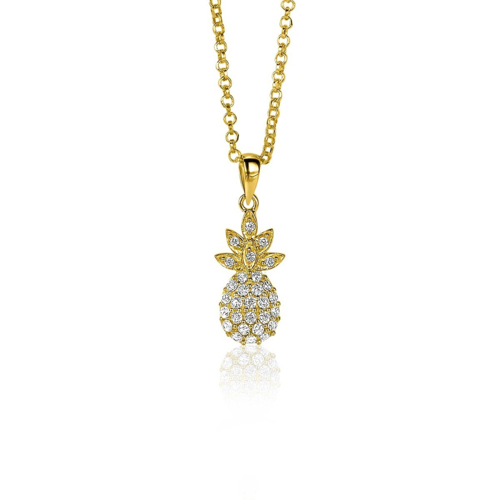 zinzi-zih2084-ananas-hanger-gold-plated-zirkonia-pave-goudkleurig-18-mm-hoogte