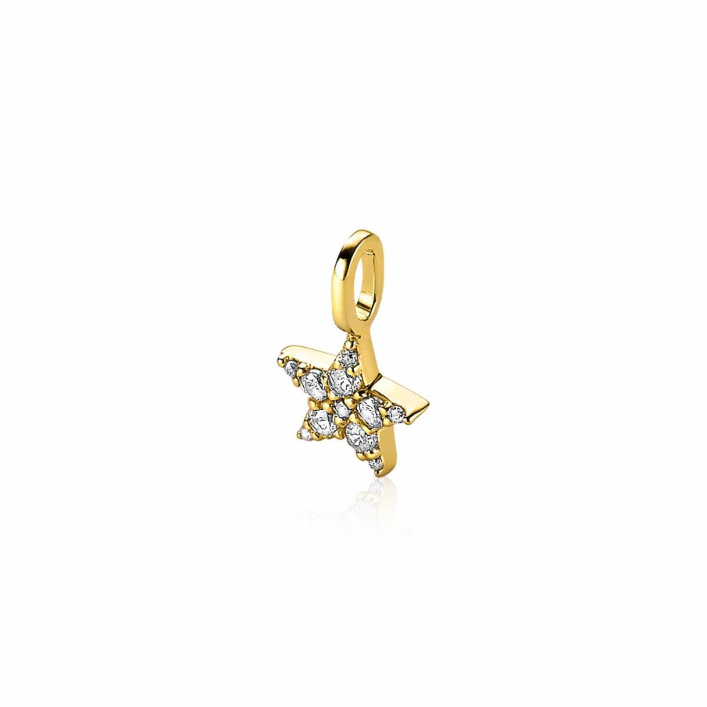 zinzi-zih2138y-ster-hanger-gold-plated-zirkonia-transparant-8-5-mm-breed-x-14-mm-hoog