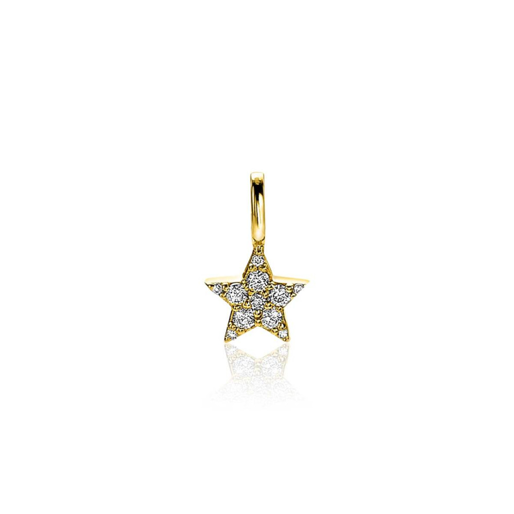 zinzi-zih2138y-ster-hanger-gold-plated-zirkonia-transparant-8-5-mm-breed-x-14-mm-hoog