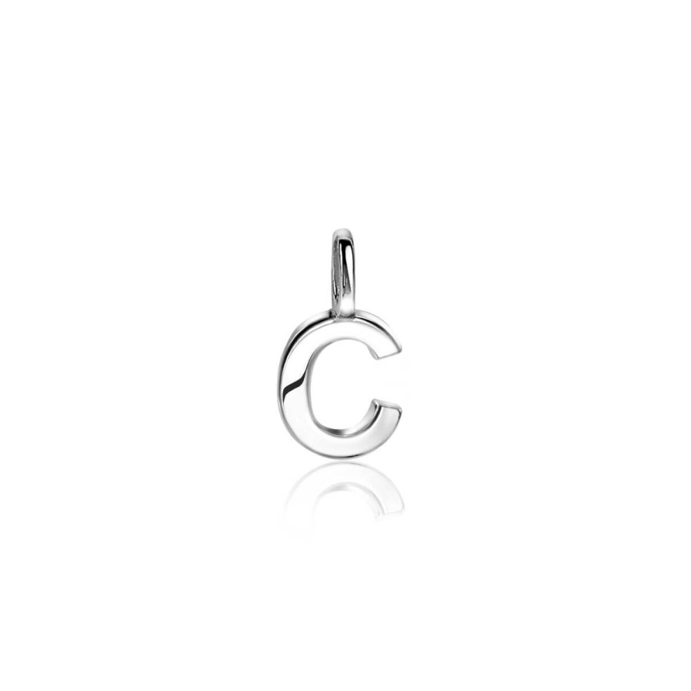 zinzi-zih2140c-glanzende-zilveren-925-letterhanger-c-gerhodineerd