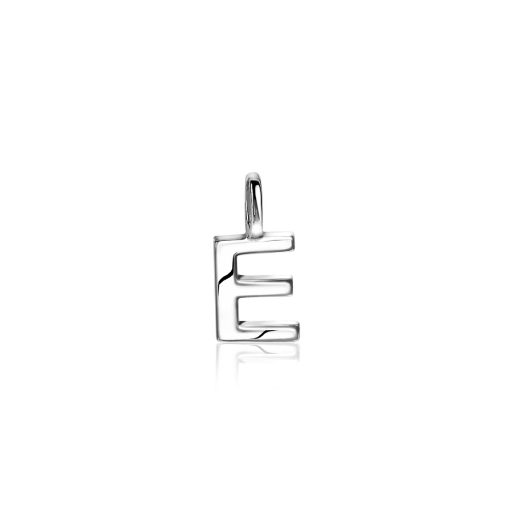 zinzi-zih2140e-hanger-letter-e-925-zilver-glanzend-gerodineerd