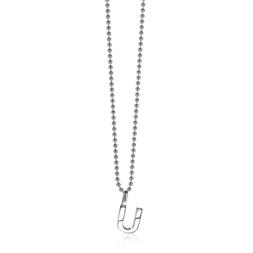 zinzi-zih2140u-letter-hanger-u-925-zilver-gerhodineerd-glanzend-ketting