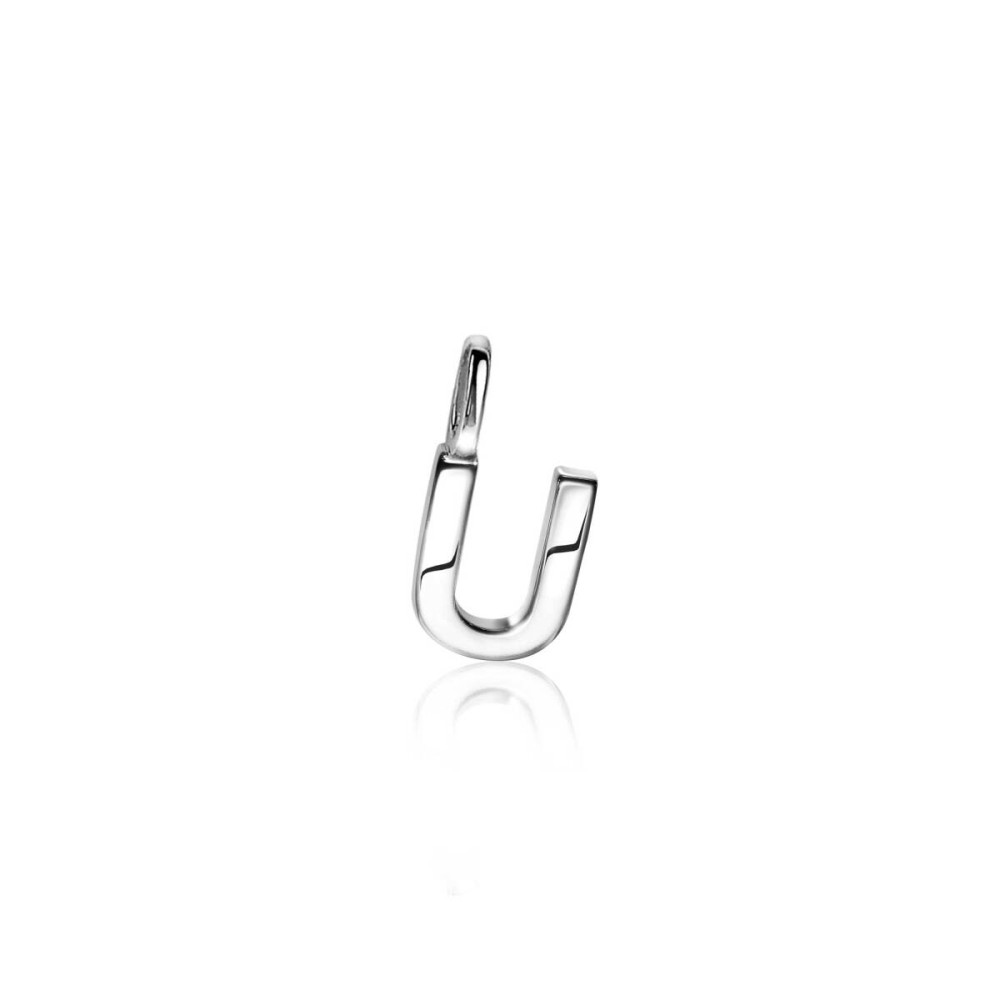 zinzi-zih2140u-letter-hanger-u-925-zilver-gerhodineerd-glanzend-ketting