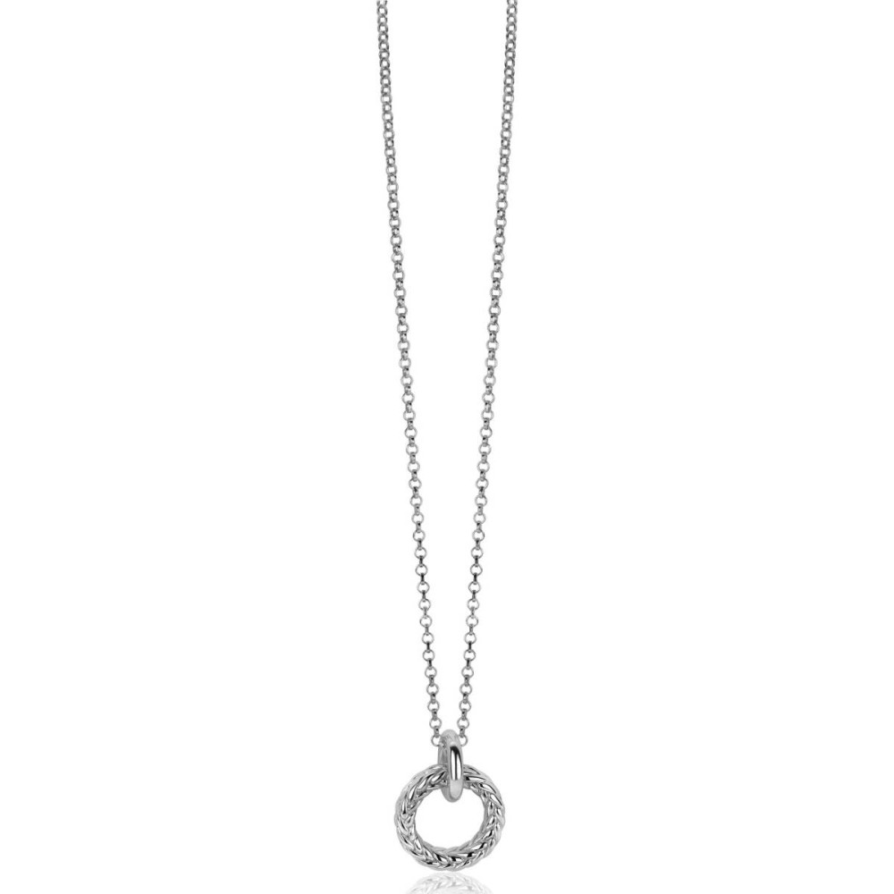 zinzi-zih2246-ronde-gevlochten-hanger-925-zilver-gerhodineerd-glanzend-15-mm-breed-x-19-mm-hoog