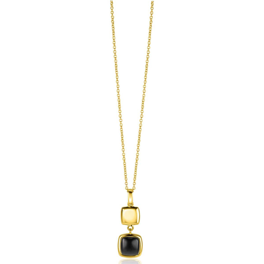 zinzi-zih2257g-hanger-met-steen-gold-plated-onyx-en-parelmoer-11-5-mm-breed-x-30-mm-hoog
