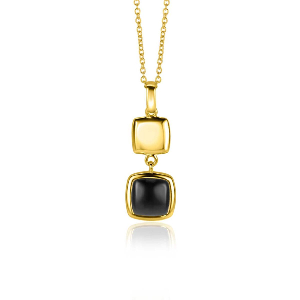 zinzi-zih2257g-hanger-met-steen-gold-plated-onyx-en-parelmoer-11-5-mm-breed-x-30-mm-hoog