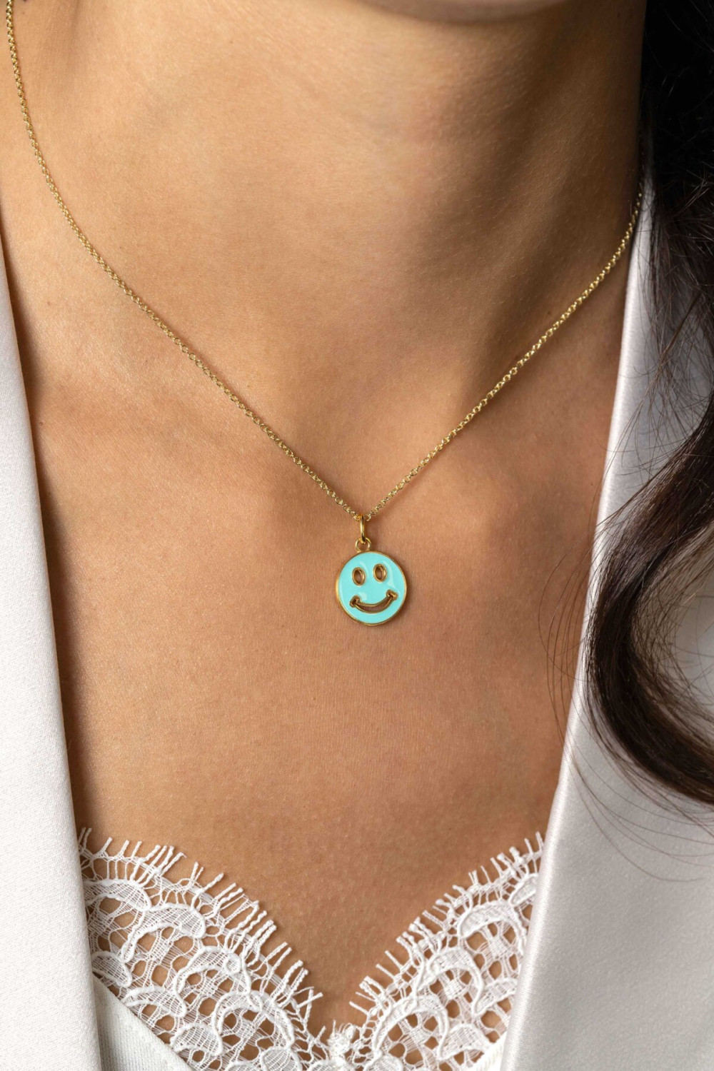 zinzi-zih2312t-ronde-hanger-goudkleurig-smiley-glanzend-emaille-22-mm-hoogte