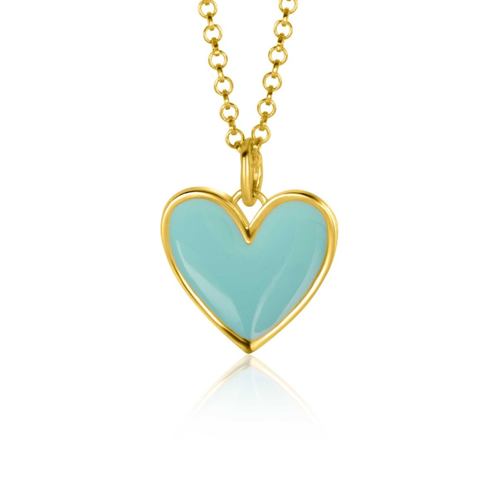 zinzi-zih2314t-hartjes-hanger-goudkleurig-turquoise-glanzend-emaille-15-5-mm-breed-x-19-mm-hoog