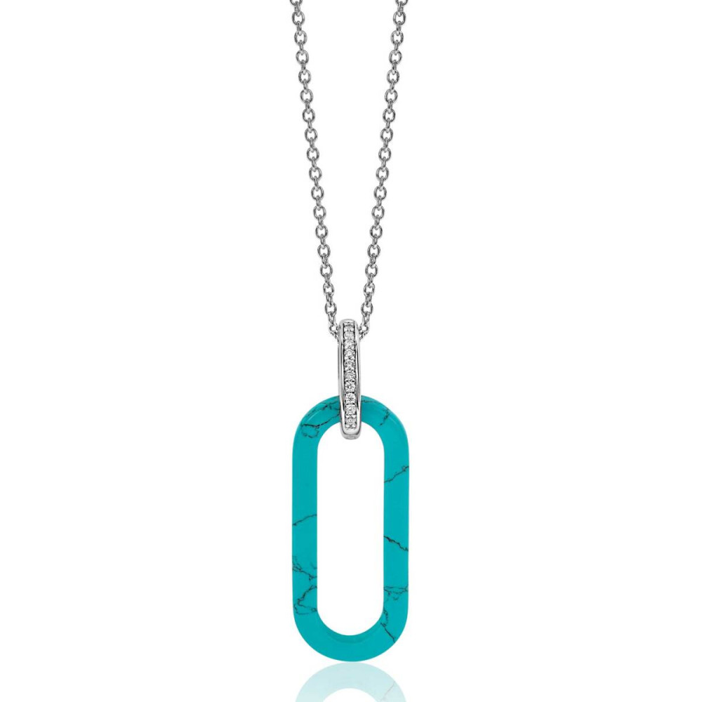 zinzi-zih2456t-ovale-hanger-925-zilveren-mat-turquoise-pave-zirkonia-12-5-mm-breed-x-38-mm-hoog