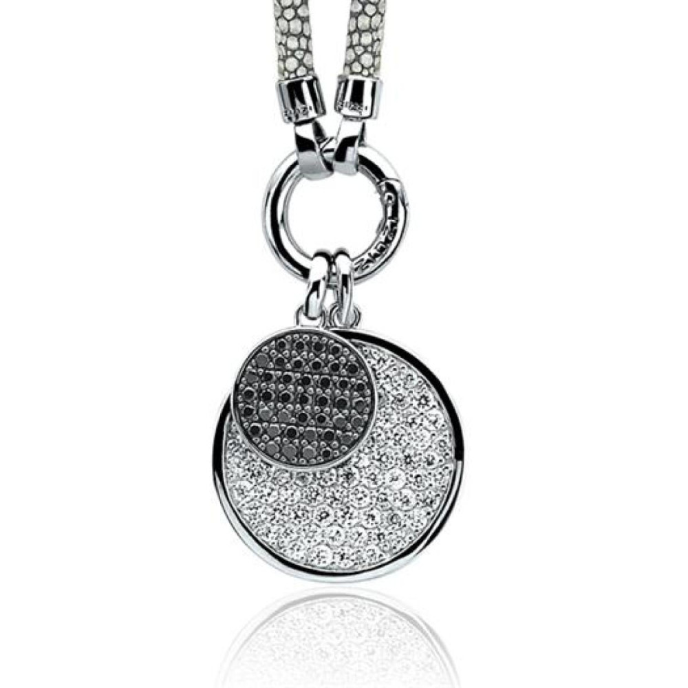 zinzi-zih844z-munt-hanger-van-925-zilver-met-zwarte-zirkonia-s-rond-17-mm-breed-x-25-mm-hoog