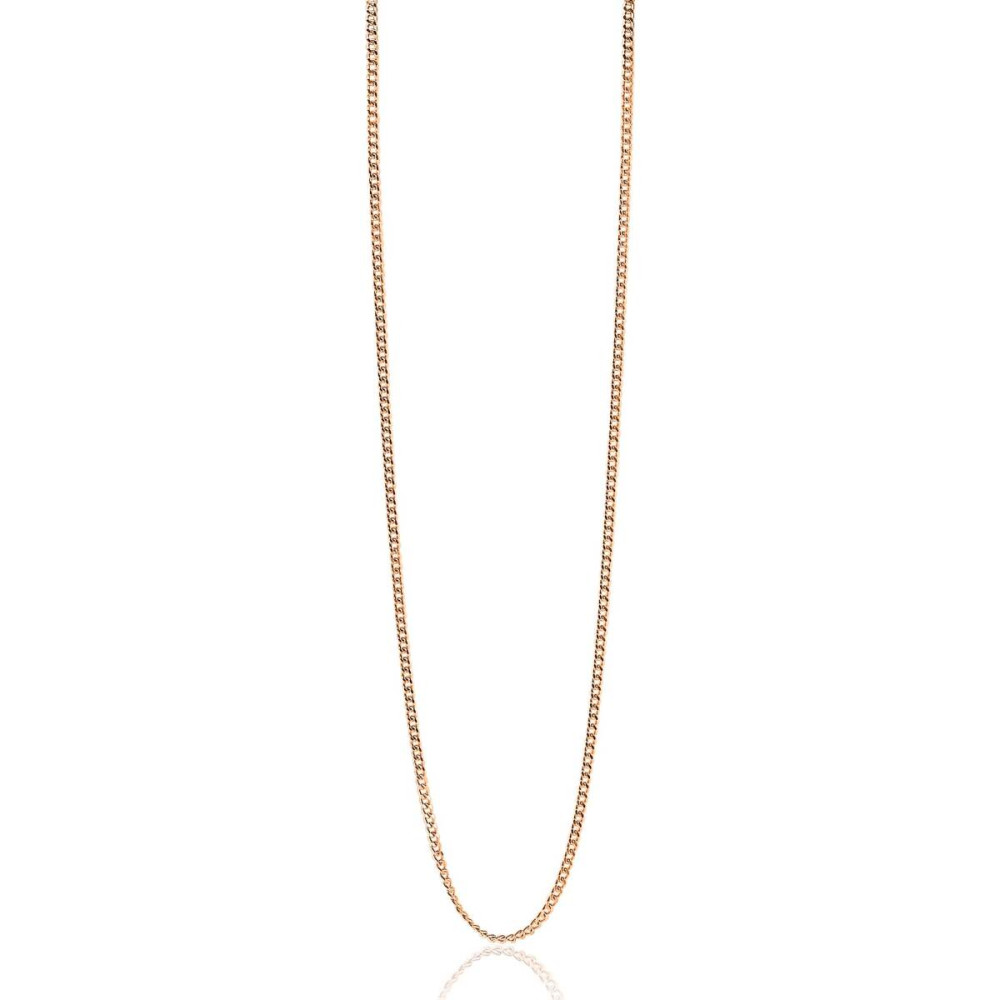 zinzi-zilc-g60r-schakelketting-gourmet-rosekleurig-glanzend-0-7-mm-breedte-lengte-60-63-cm