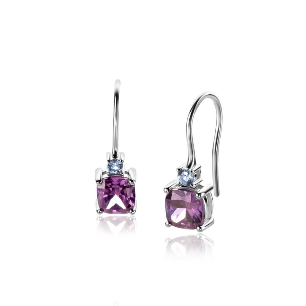zinzi-zio2564h-oorhangers-zilver-vierkant-zirkonia-paars-blauw-6-4-mm-breed-x-19-mm-hoog