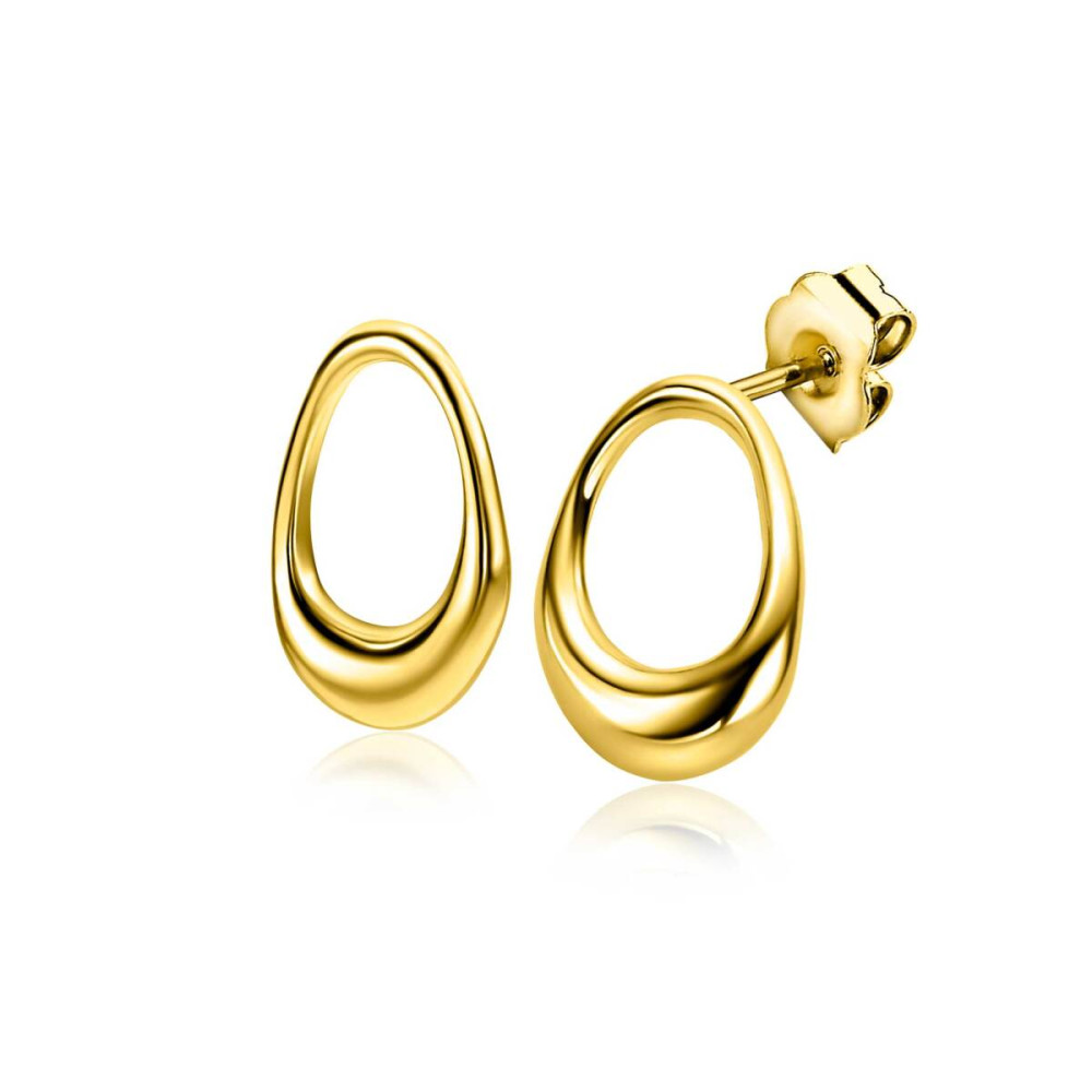 zinzi-zio2670g-oorstekers-gold-plated-ovale-vorm-glanzend-11-mm-breed-x-17-mm-hoogte