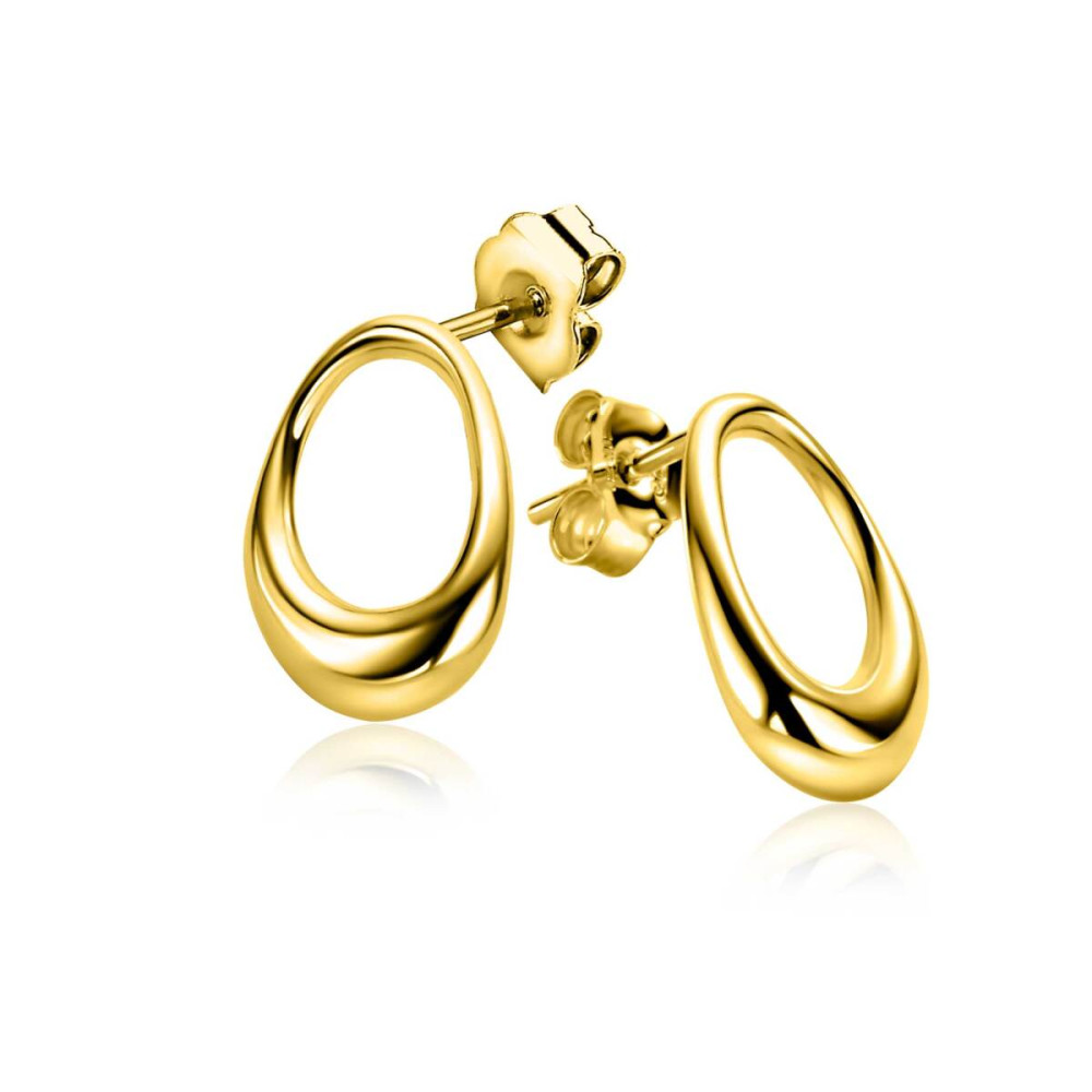 zinzi-zio2670g-oorstekers-gold-plated-ovale-vorm-glanzend-11-mm-breed-x-17-mm-hoogte