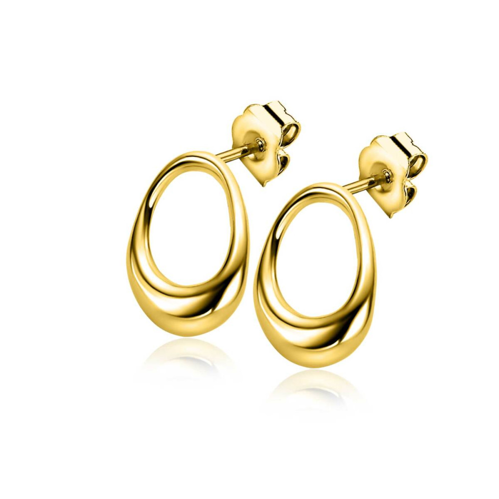 zinzi-zio2670g-oorstekers-gold-plated-ovale-vorm-glanzend-11-mm-breed-x-17-mm-hoogte