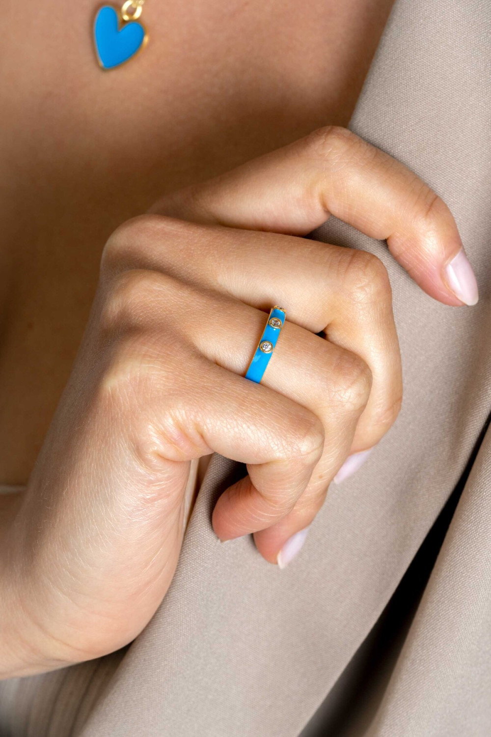 zinzi-zir2315b-aanschuifring-gold-plated-zilver-blauw-emaille-drie-zirkonia-briljant-transparant-3-mm-breedte