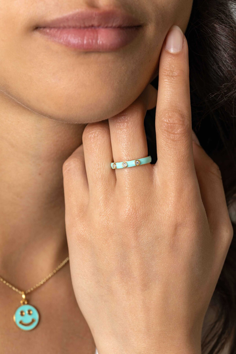 zinzi-zir2315t-aanschuifring-turquoise-emaille-drie-zirkonias-briljant-transparant-3-mm-breedte