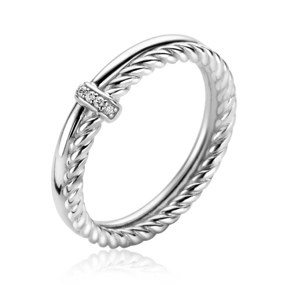 zinzi-zir2324-ring-zilver-getwiste-band-gladde-balk-zirkonias-briljant-transparant-5-mm-breedte