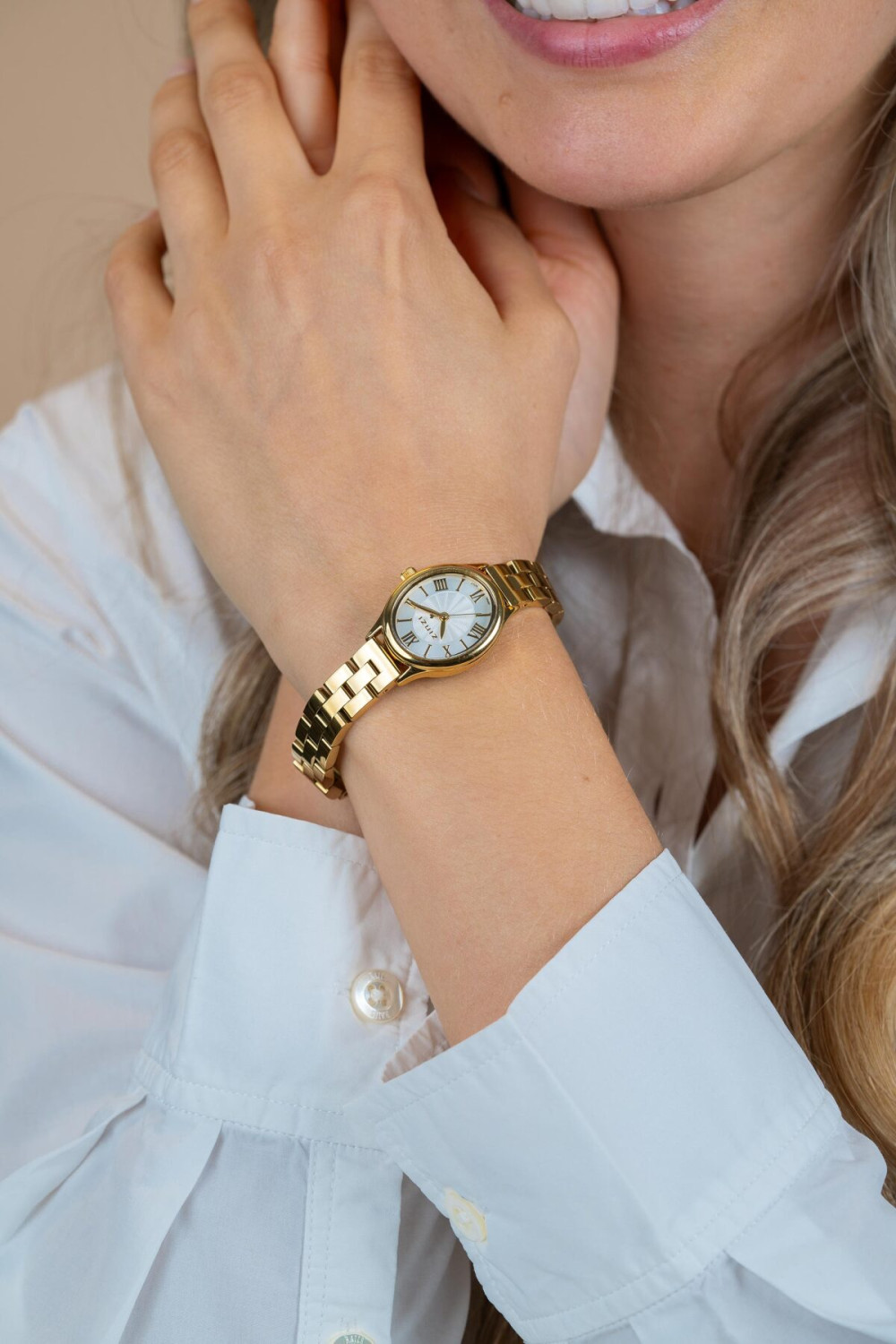 zinzi-ziw2933-dameshorloge-gold-plated-stalen-schakelband-zilverkleurige-wijzerplaat