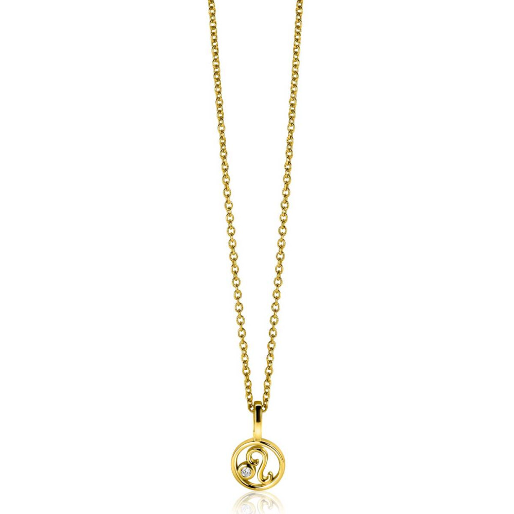 zinzi-zodiac-zihy-lee-leeuw-hanger-goudkleurig-zirkonia-14-5-mm-hoog