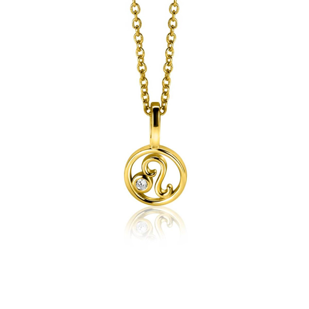 zinzi-zodiac-zihy-lee-leeuw-hanger-goudkleurig-zirkonia-14-5-mm-hoog