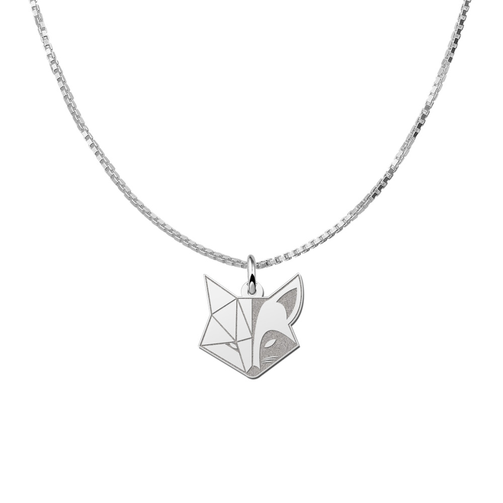 zilveren-geometrische-vossenhoofd-hanger-17-mm-breed-hoogte-17-mm