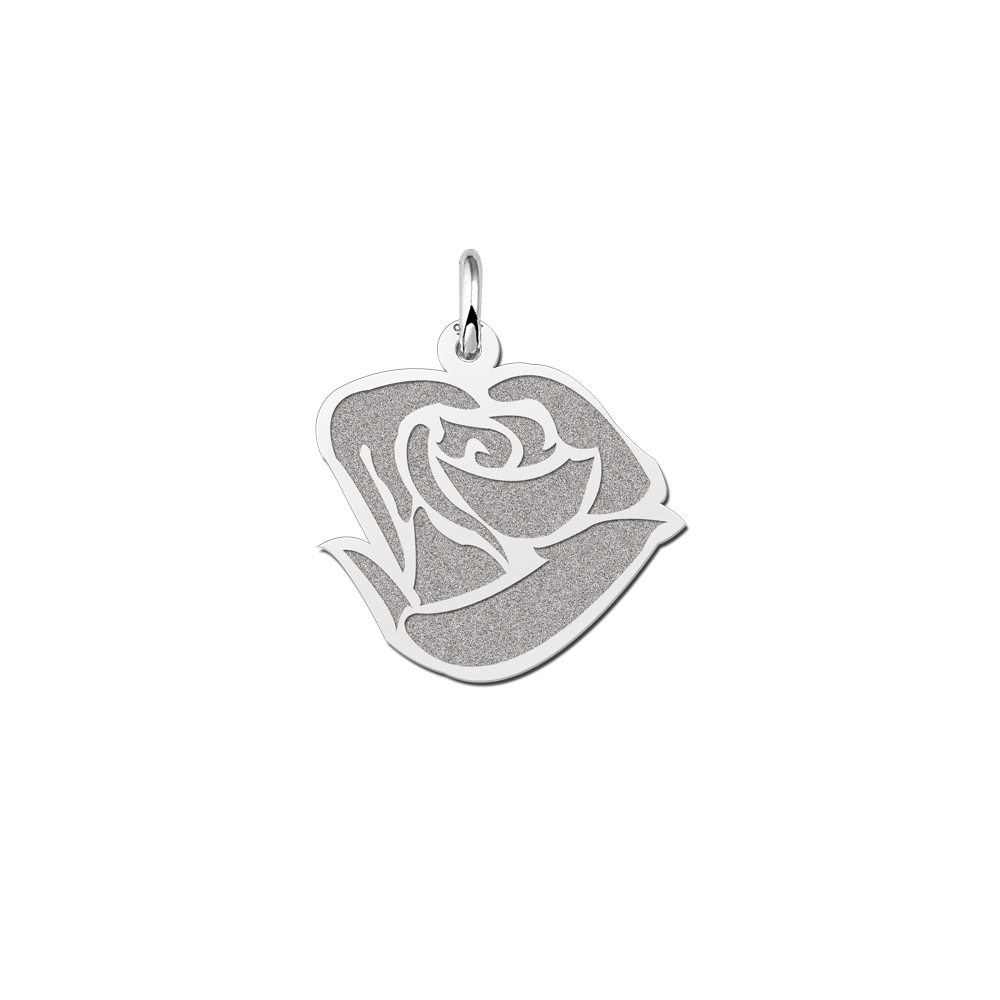 zilveren-roos-hanger-18-mm-breed-hoogte-21-mm