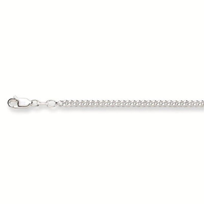 GLOW 101.0007.60 schakelketting zilver gourmet 3 mm breedte - Lengte 60 cm