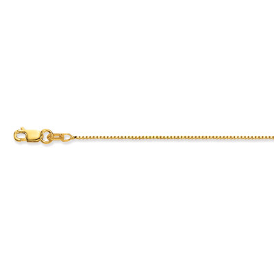 GLOW 201.1142/3.1 ketting voor hanger Venetiaanse schakel 0.9 mm breedte - Lengte 42 cm