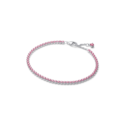 Pandora Timeless 593927C02 - Roze tennisarmband zirkonia en zilver
