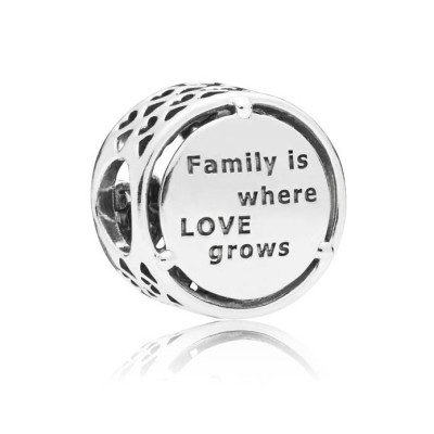 Pandora Moments 797590 - Zilveren bedel met opengewerkte levensboom