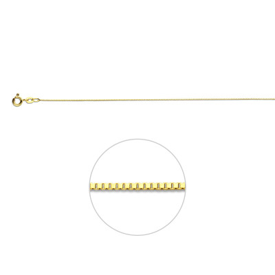 Venetiaanse collier 0.6 mm zonder hanger - 14 karaat goud