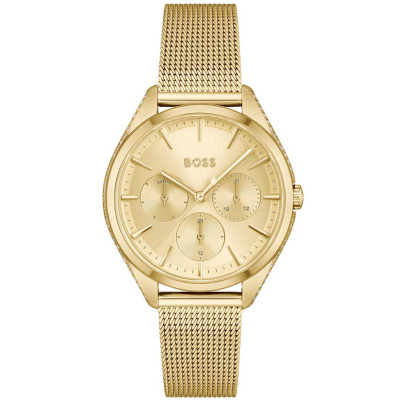 Boss Saya HB1502703 - Luxe goudkleurig dameshorloge - Ø 38 mm