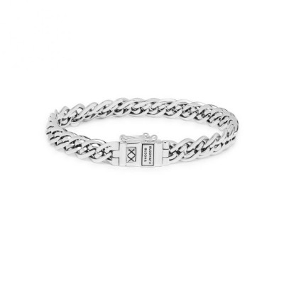 Buddha to Buddha J211 Nathalie Mini - Zilveren gourmet schakelarmband met gravure optie