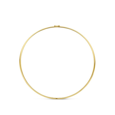 Modern spang collier van goud 3.4 mm breed - Lengte 40 cm