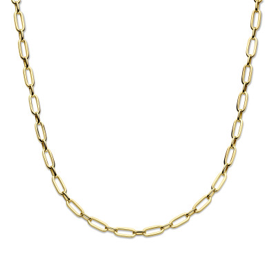 Schakelketting 14-karaat goud anker glanzend 6.5 mm - Lengte 45 cm