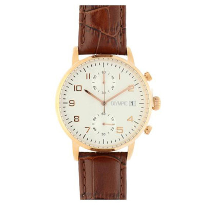 Olympic Quartz OL66HRL010-02 - Stijlvol herenhorloge