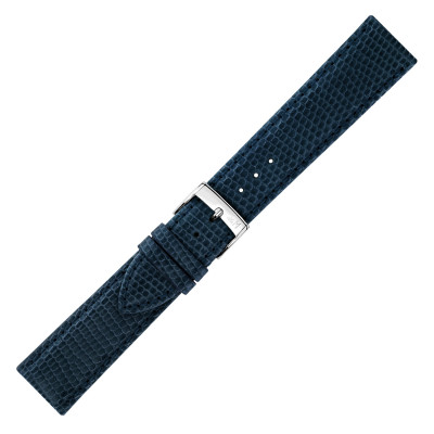 Morellato PMU060LIVORT - horlogeband gesp-hagedispatroon-donkerblauw-leer