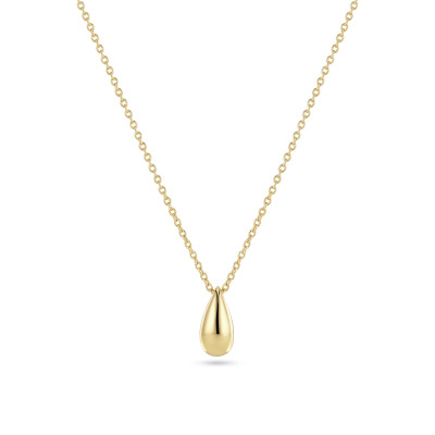 Sif Jakobs SJ-N2720-YG ketting met hanger 925 zilver druppelvorm 4 mm breedte - Lengte