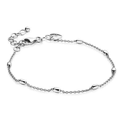 Zinzi ZIA1655 armband zilver ovaaltjes glanzend 2.6 mm breedte - Lengte 16.5-20 cm