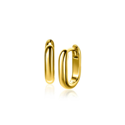 Zinzi ZIO2603G ovale klapoorringen goudkleurig - 3 mm breed x 14.5 mm diameter