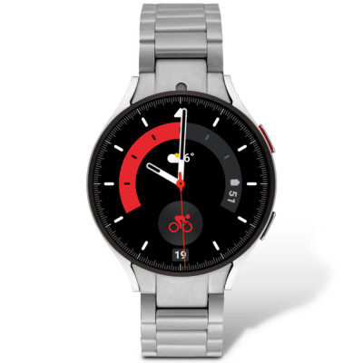 Samsung Galaxy Watch 5 SA.R910SS - zilverkleurige smartwatch - Ø 44 mm