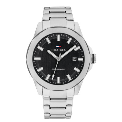 Tommy Hilfiger Lars TH1710692 - Herenhorloge zilverkleurig en zwart met datum