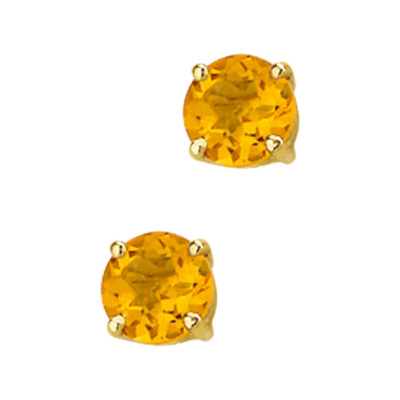 ronde-oorstekers-met-citrien-in-14-karaat-goud