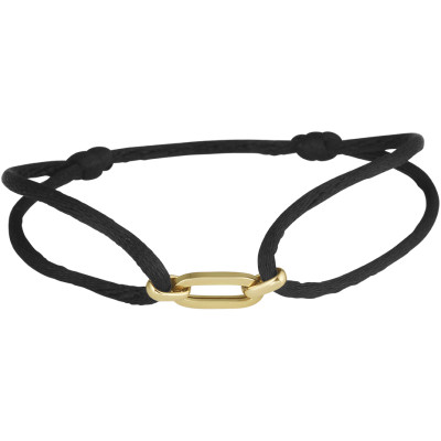 zwarte-koordarmband-met-geelgouden-schakel
